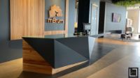 Natura Counter/Desk Design (in front mBrum logo from left)