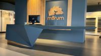 Natura Counter/Desk Design (in front mBrum logo from front)